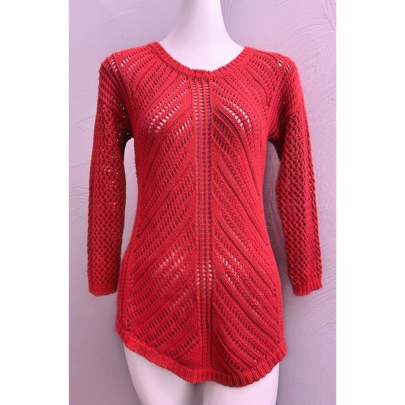 Moving sale! Cables Pointelle Sweater Tunic Banana Republic Small Excellent Cond - Picture 1 of 10